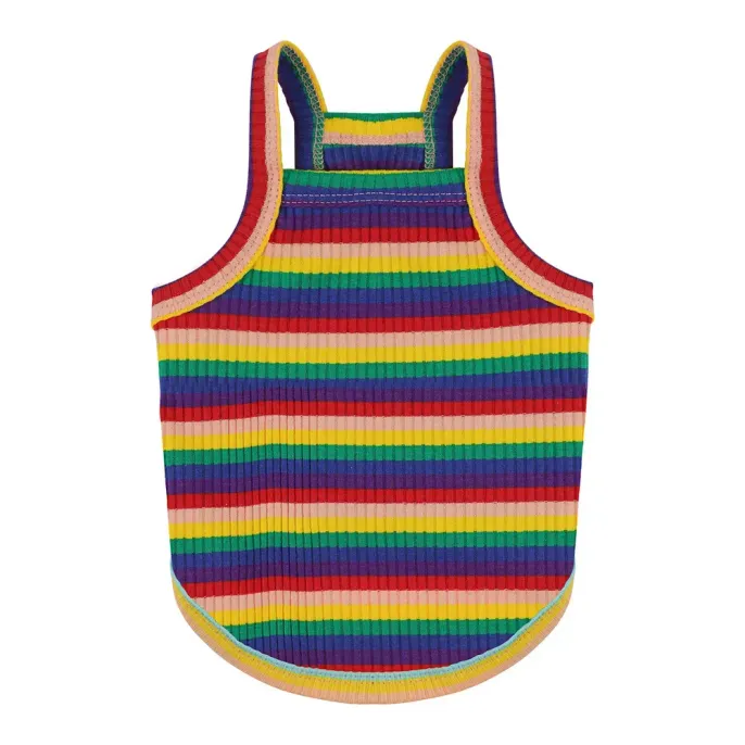 Breathable and Soft: Made from lightweight and breathable fabric, this tank top is ideal for warmer weather, keeping pets cool while they play and explore.