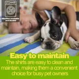 Breathable Cotton Striped Dog Shirt Vest for Dogs (11) High-quality cotton fabric for durability and long-lasting wear.