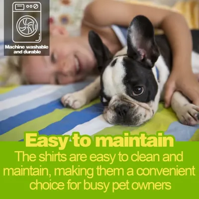 Breathable Cotton Striped Dog Shirt Vest for Dogs (11) High-quality cotton fabric for durability and long-lasting wear.