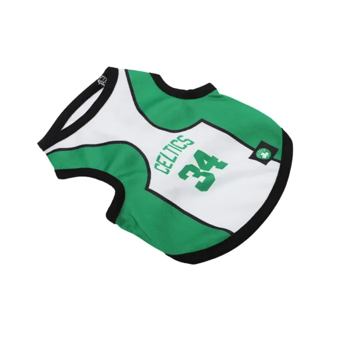 Summer Sports Vest Basketball Shirt for Dogs (2) Keeps pets cool with moisture-wicking material that regulates body temperature.