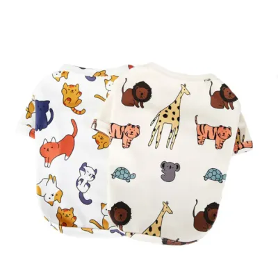 Print Cute Dog T-shirt back Print Cute Dog T-shirt back