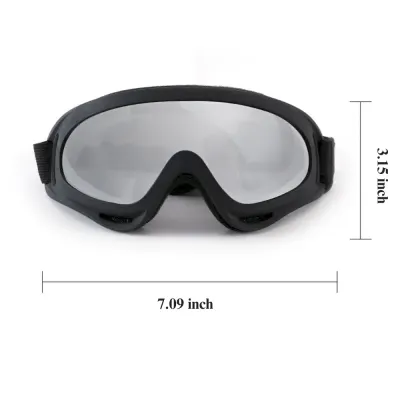 Adjustable Nylon Straps Dog Goggles for Beach