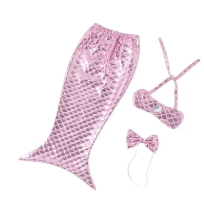 pink Mermaid style pet swimsuit