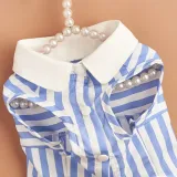 Versatile pet shirt that offers a relaxed fit for pets of all sizes.