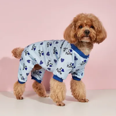 Small Dog Jumpsuit Unique Print Pet Outfit