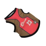 Summer Sports Vest Basketball Shirt for Dogs (3) Bright, vibrant colors that don't fade over time, keeping the vest looking fresh.