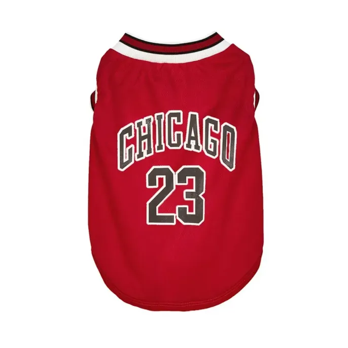 Basketball Jersey Pet Mesh Summer Vest for Dogs (16) Durable and High-Quality: Crafted with durability in mind, the mesh fabric is not only breathable but also resistant to wear and tear, ensuring long-lasting use.