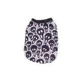 Summer Skeleton Design for Halloween Vests for Cats and Dogs (5) Soft and stretchy fabric for easy movement and comfort during warm weather.