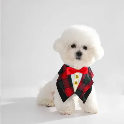 Cotton Dog Scarves Dog Fashion Accessories