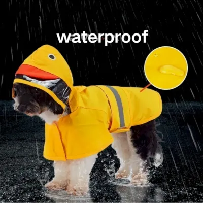 reflective pet raincoat reflective pet raincoat