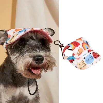 Pet baseball cap Adjustable dog cap