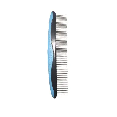 Blue Metal Cat Comb