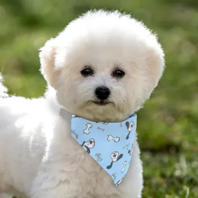 Functional Pet Collars Embossed Pet Scarves