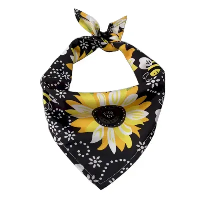 Polyester Pet Scarves Functional Pet Collars