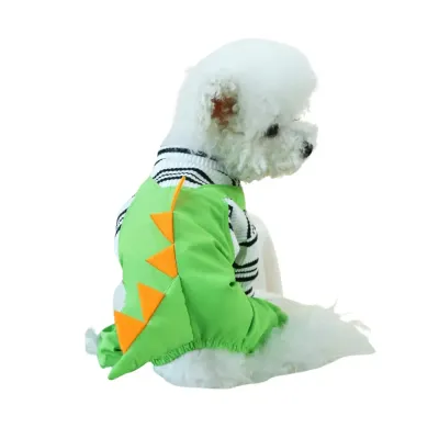dog hoodie (4) With a user-friendly design, the overalls are easy to slip on and off, thanks to simple closures that won’t cause discomfort. This makes dressing up your dog quick and hassle-free, ideal for dogs that don’t like complicated outfits.