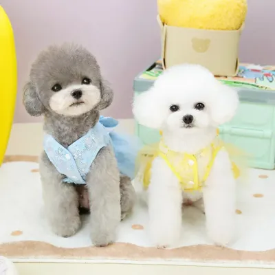 pet clothing for dogs (4) Whether for birthdays, holidays, weddings, or everyday strolls, this floral dog dress is a stylish and practical choice that keeps pets looking their best.