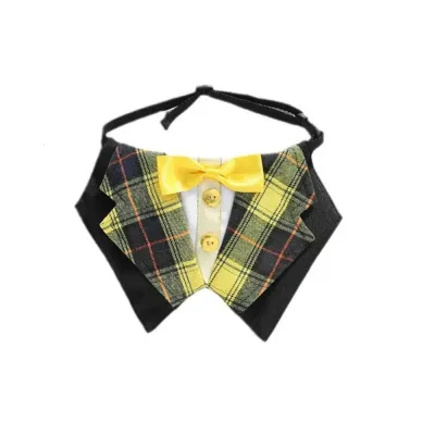 Dog Scarves with British Style Adjustable Cotton Dog Scarves with British Style