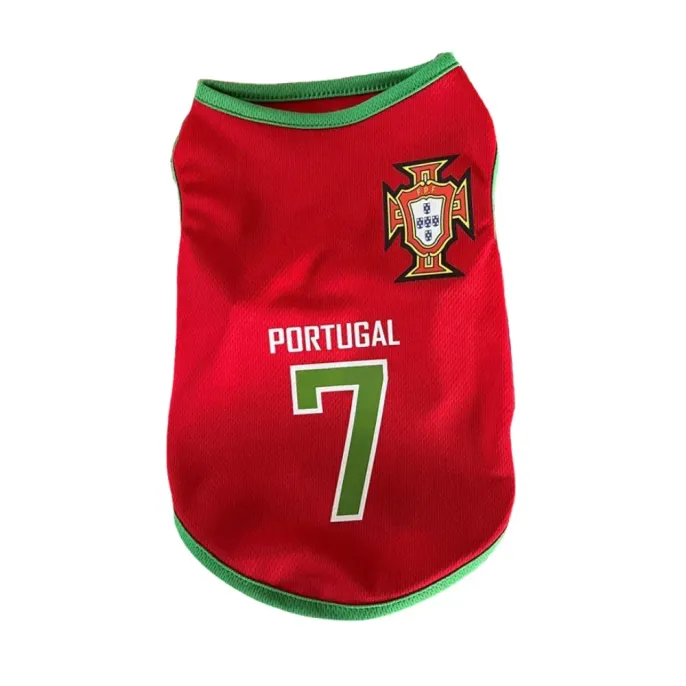 Summer Sports Vest Football Shirt for Dogs (6) Summer Sports Vest Football Shirt for Dogs wholesale