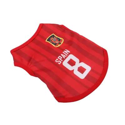 Summer Sports Vest Football Shirt for Dogs (5) Summer Sports Vest Football Shirt for Dogs wholesale