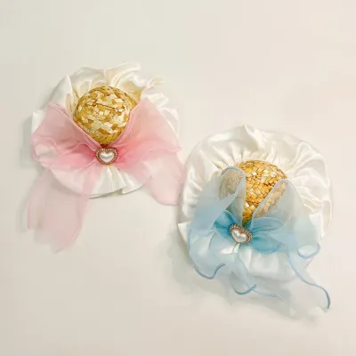 Stylish pet headwear Elegant pet fashion