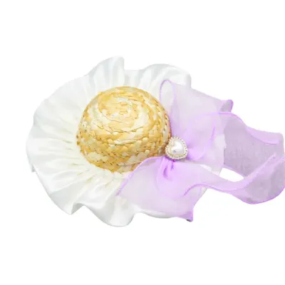 Small dog fashion accessory Fashionable pet hat
