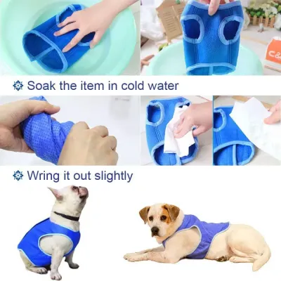 Cat cooling clothes Pet cooling apparel