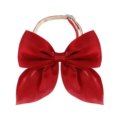 Large bowtie pet collar Soft pet collar