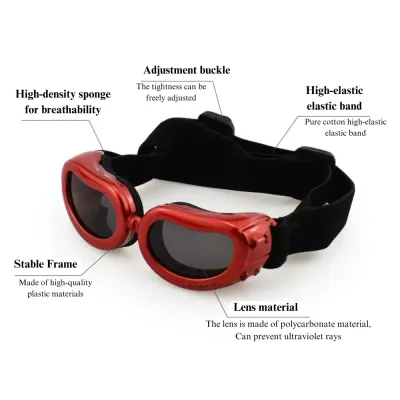 outdoor pet eye protection impact-resistant pet eyewear