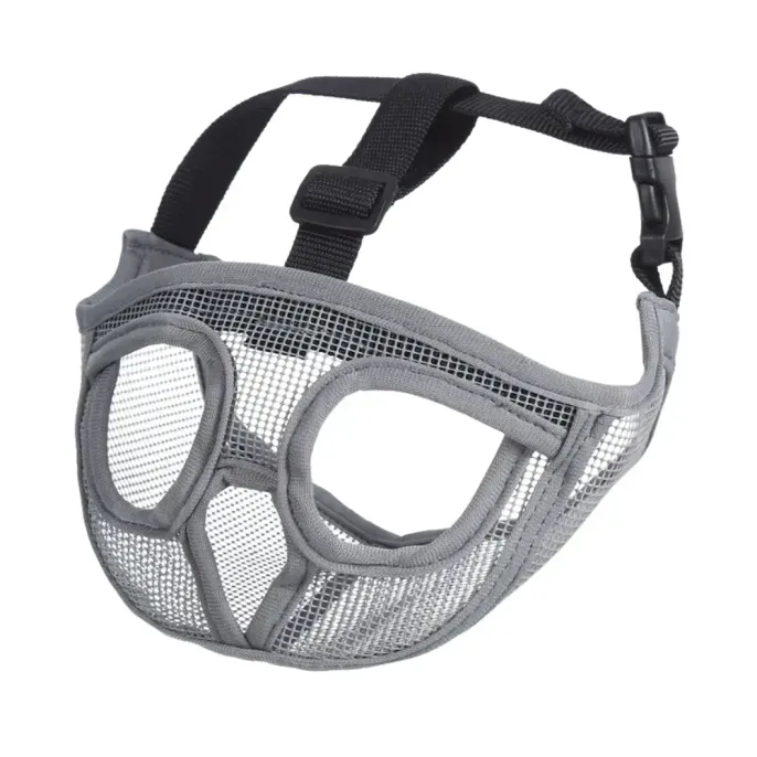 French Bulldog muzzle no-block vision dog muzzle
