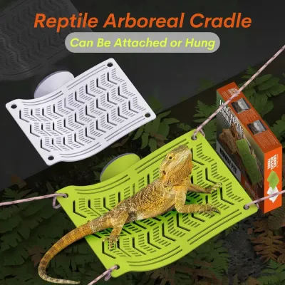 Simulates a natural tree-dwelling environment for reptiles