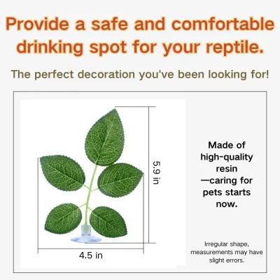 Creates a lush environment inside reptile tanks (3) Versatile habitat decor suitable for various reptiles and amphibians