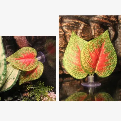 High-quality artificial plants for chameleons, geckos, and snakes (6) Provides hiding and climbing spots for reptiles