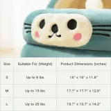 Fun cat ear design adds a playful touch while providing a sense of security