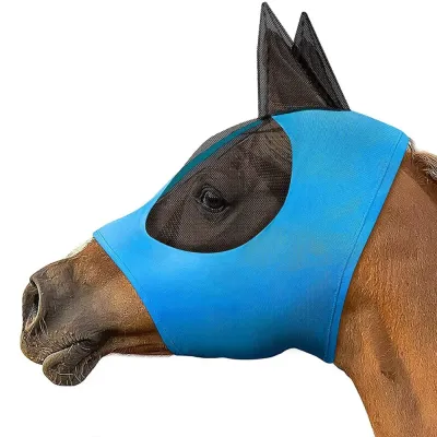 Horse mask for outdoor use