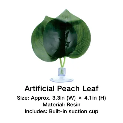 Easy-to-install suction cup reptile decor for glass tanks