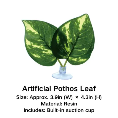 Artificial hanging plants for reptile tank decoration