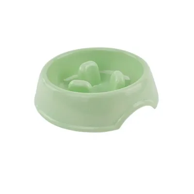 Dog Slow Feeder Bowl Green