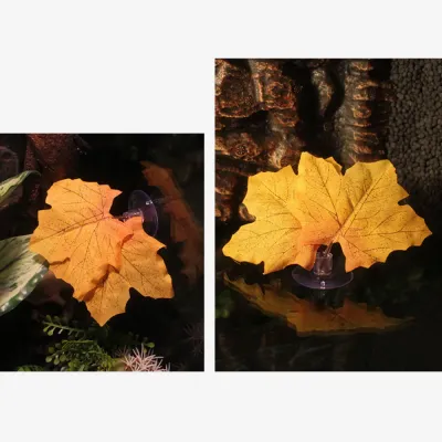 Convenient and space-saving reptile decoration solution