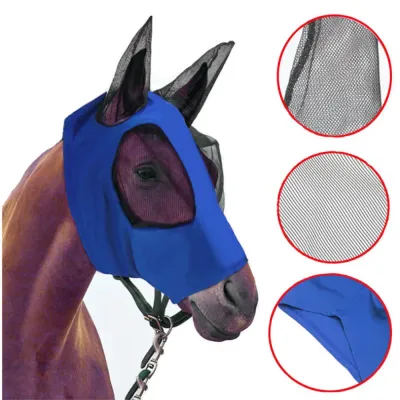 Fly mask with mesh