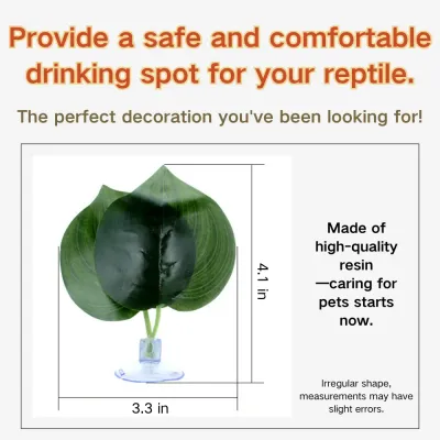 Non-toxic artificial plants safe for reptiles and amphibians