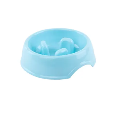 Dog Slow Feeder Bowl Blue