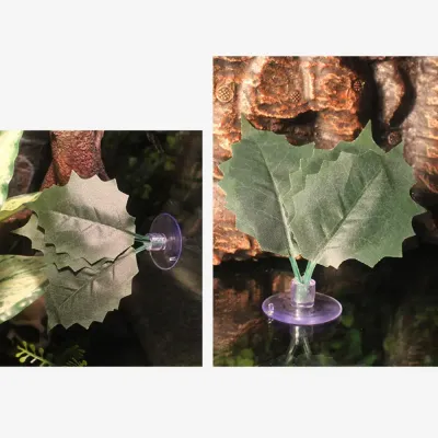 Realistic artificial plants for rainforest and jungle setups (2) Suitable for arboreal and terrestrial reptile species
