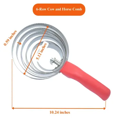Stainless steel pet grooming comb