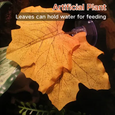 Multi-purpose reptile tank plants for climbing and hiding