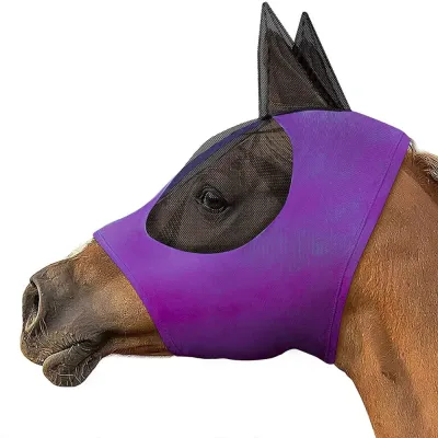 Durable horse face mask