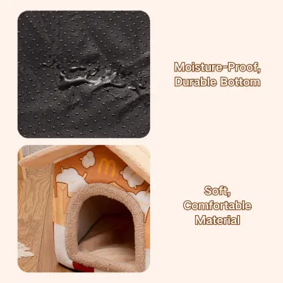 Removable washable pet bed (1) Comfortable thick base for ultimate rest