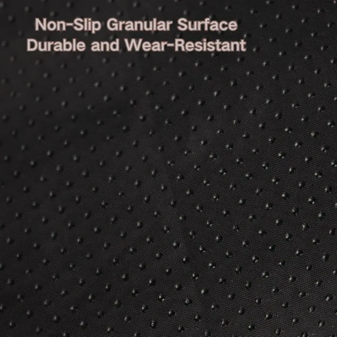 Portable pet bed with convenient carry handle (3) Durable, wear-resistant bottom prevents moisture and dirt buildup