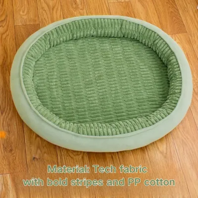 durable pet mat all sizes (4) This easy-to-clean, durable pet mat with a striped design offers comfort and stability, making it perfect for pets of all sizes to relax and enjoy year-round.