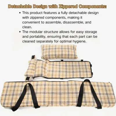 Portable pet car seat bed with convenient handle design (5) Secure seat with safety features for pet travel protection