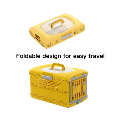 Yellow Pet Crate